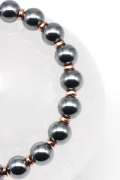 Terahertz Doğal Taş Makrome Örme Bileklik Fasetli Kesim thumbnail 2