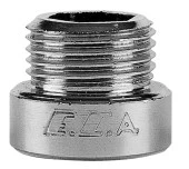 ECA 1/2 1 cm Uzatma Krom (Musluk Uzatma) 102134013 Pirinç thumbnail 1