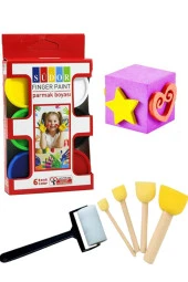 Südor Parmak Boyama Seti, Anaokulu, Kreş Seti Yıkanabilir, Okul Seti thumbnail 1