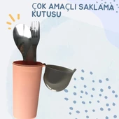 Çok Amaçlı Saklama Kutusu Kalemlik Diş Fırçası Kabı - 9