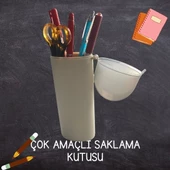 Çok Amaçlı Saklama Kutusu Kalemlik Diş Fırçası Kabı - 8