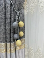 NİVEMESHOME ANTRASİT-GOLD SARIM 6 TOPLU TAVAN TOPLAMA BRAÇOL - 2
