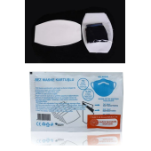 Yayke Kartuşlu Yıkanabilir Bez Maske 1 Paket (1 Paket İçeriği 10 Adet Filtre) - 2