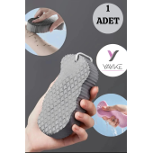 Yayke Vücut Cilt Temizleyici Sünger, Peeling Etkili Asılabilir Kese Lif - 1