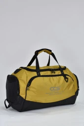 Elatae Ccs Orta Boy Unisex Çok Gözlü Spor Fitness Seyahat Çantası Sarı 31413 - 2