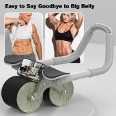 Relife Ab-04 Ab Roller Dirsek Destekli Karın Çalıştırıcı, Otomatik Geri Tepme Özellikli, Diz Matlı Karın Kası Çalıştırıcı, Erkekler ve Kadınlar Için, Karın Kası Antrenmanı, Çift Tekerlekli - 7