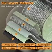 Relife Ab-04 Ab Roller Dirsek Destekli Karın Çalıştırıcı, Otomatik Geri Tepme Özellikli, Diz Matlı Karın Kası Çalıştırıcı, Erkekler ve Kadınlar Için, Karın Kası Antrenmanı, Çift Tekerlekli - 10