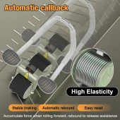 Relife Ab-04 Ab Roller Dirsek Destekli Karın Çalıştırıcı, Otomatik Geri Tepme Özellikli, Diz Matlı Karın Kası Çalıştırıcı, Erkekler ve Kadınlar Için, Karın Kası Antrenmanı, Çift Tekerlekli - 11