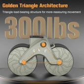 Relife Ab-04 Ab Roller Dirsek Destekli Karın Çalıştırıcı, Otomatik Geri Tepme Özellikli, Diz Matlı Karın Kası Çalıştırıcı, Erkekler ve Kadınlar Için, Karın Kası Antrenmanı, Çift Tekerlekli - 12