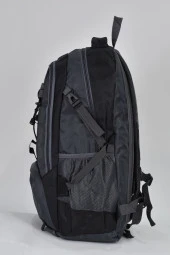 Elatae Young Ultra Light Lüks Kumaş Çok Gözlü Günlük Dağcı Sırt Çantası Siyah 51504 - 4