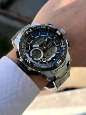 JOE-KJ03 Joefox Digital&Analog Kronmetre+Takvim+Alarm+Aydınlatma Erkek Kol Saati thumbnail 2