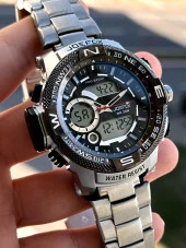 JOE-KJ03 Joefox Digital&Analog Kronmetre+Takvim+Alarm+Aydınlatma Erkek Kol Saati thumbnail 4