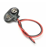 9 Volt Pil Başlığı - Arduino PCB Elektronik Devre Raspberry PIC 9V Pil Bağlantı Kablosu thumbnail 1