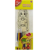 Bu-Bu Ahşap Boyama Kız 2 Model BUBU-AB0040 - 1