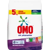 Omo Toz Çamaşır Deterjanı Sık Yıkananlar Leke Çıkarıcı 5 Kg - 2