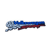 VOLKSWAGEN SPORT YAZILI ALÜMİNYUM STICKER - 2