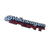 VOLKSWAGEN SPORT YAZILI ALÜMİNYUM STICKER thumbnail 1