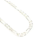 925 Ayar Gümüş Figaro Zincir thumbnail 2