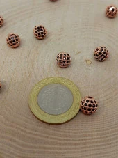 Bakır Renkli Zirkon Taş Ara Malzeme 8mm/3 adet (45604) thumbnail 1