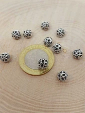 925 Ayar Gümüş Boncuk Ara Malzeme 7mm/2 adet (45616) thumbnail 1