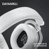 Logitech G PRO X 2 LIGHTSPEED Kablosuz DTS:X Headphone 2.0 - 7.1 Surround Ses Oyun Kulaklığı - Beyaz - 8