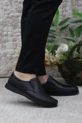 Mehmet Mete 42059 Siyah İç Ve Dış Hakiki Deri Hafif Erkek Ayakkabı thumbnail 1