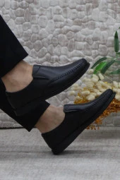 Mehmet Mete 42059 Siyah İç Ve Dış Hakiki Deri Hafif Erkek Ayakkabı thumbnail 5