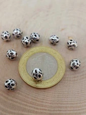 925 Ayar Gümüş Boncuk Ara Malzeme 6mm/3 adet (45620) thumbnail 1