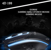Gomax M1 Gaming Rgb Işıklı Oyuncu Fare Gaming Kablolu Mouse thumbnail 3