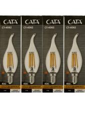 Cata CT-4062 4W 3000K (Günışığı) E14 Duylu Led Kıvrık Buji (4 Adet) thumbnail 1