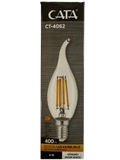 Cata CT-4062 4W 3000K (Günışığı) E14 Duylu Led Kıvrık Buji (4 Adet) thumbnail 2