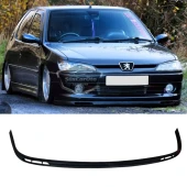 Peugeot 306 1993-2002 Uyumlu Üniversal Laguna Lip Esnek Ön Lip 2 Parça Tampon Altı Dil Karlık Ön Ek - 1
