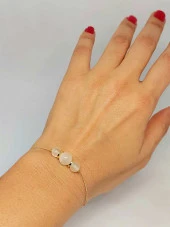 Selenit Taşı Tasarım Bileklik (45700) thumbnail 3