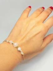 Selenit Taşı Tasarım Bileklik (45710) thumbnail 4