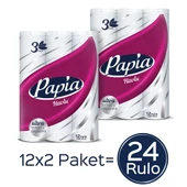 Papia Kağıt Havlu 24 Rulo (12 Rulo x 2 Paket) - 2
