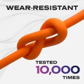 Valkyrie 6A TTA-1 Type-C to Apple Ios Lightning Sıvı Silikon Data Hızlı Şarj Kablosu - Bakır Döşeme  - 1.5 Metre - Katlanmaz Kırılmaz Turuncu - 6