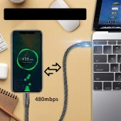 Valkyrie 100W-M 4in1 Güçlü ve Sağlam Data ve Şarj Kablosu - Ios Apple Type-C USB - 11