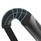 Valkyrie 100W-M 5A Type-c To Type-c  Hızlı Data şarj Kablosu Dijital Ekran 120cm - 6