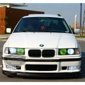 BMW 3 Serisi E36 1990-2000 Uyumlu Üniversal Laguna Lip Esnek Ön Lip 2 Parça Tampon Altı Dil Karlık Ön Ek - 1
