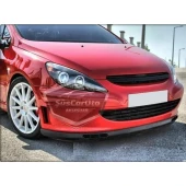 Peugeot 307 2001-2008 Uyumlu Üniversal Laguna Lip Esnek Ön Lip 2 Parça Tampon Altı Dil Karlık Ön Ek - 8