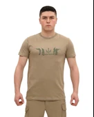 Single Sword Bisiklet Yaka Kısa Kollu Baskılı Kadın&Erkek T-Shirt - 9