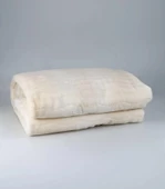 Merinos Dream Home Yumuşak Çift Kişilik Battaniye Seti (220x240)-Krem - 3