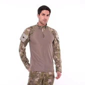 Single Sword Kadın&Erkek Outdoor ve Askeri Combat Tişört - 11