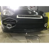 Renault Fluence 2009-2016 Uyumlu Üniversal Laguna Lip Esnek Ön Lip 2 Parça Tampon Altı Dil Karlık Ön Ek - 2