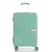 MÇS 3lü Set Kırılmaz Silikon Seyahat Valizi Bavulu V374 Su Yeşili thumbnail 3