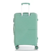 MÇS 3lü Set Kırılmaz Silikon Seyahat Valizi Bavulu V374 Su Yeşili thumbnail 5