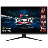 MSI Optix G273QF 27" 165Hz 1ms (2xHDMI+Display) G-Sync Compatible WQHD Rapid IPS Oyuncu Monitör - 1