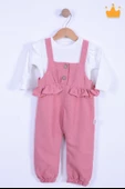 Babyhola Bayramlık Kız Bebek Çocuk Salopet Badi Takım 2338 - 8