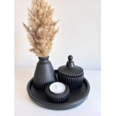 STANDLI MUMLUK SET SİYAH - 2
