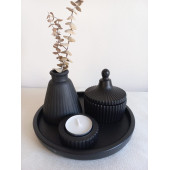 STANDLI MUMLUK SET SİYAH - 5